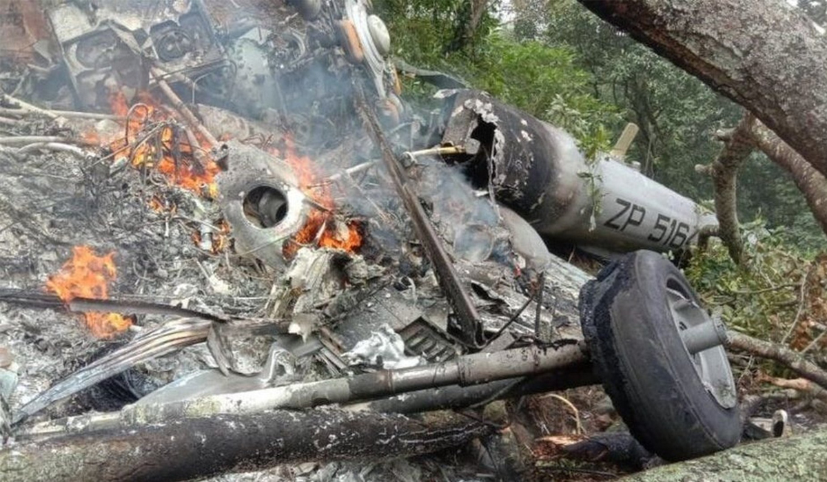 Helicopter crash